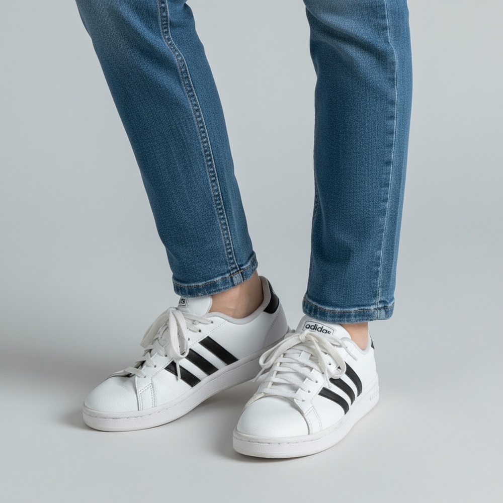 Adidas | Grand Court 2.0 Cloudfoam Comfort Sneaker White/Black